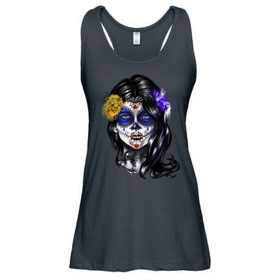 Sugar Face Front Ladies Essential Flowy Tank
