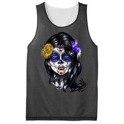 Sugar Face Front Mesh Reversible Basketball Jersey Tank