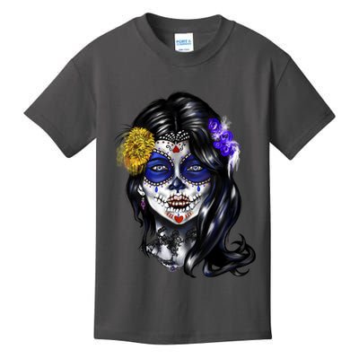 Sugar Face Front Kids T-Shirt