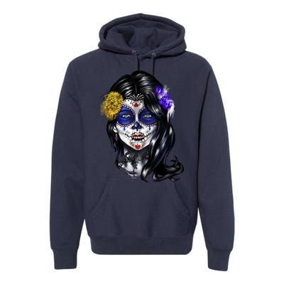 Sugar Face Front Premium Hoodie