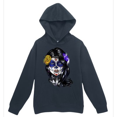 Sugar Face Front Urban Pullover Hoodie