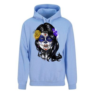 Sugar Face Front Unisex Surf Hoodie