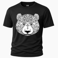 Sugar Flower Grey Style Panda Bear Cooling Performance Crew T-Shirt