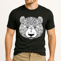 Sugar Flower Grey Style Panda Bear Cooling Performance Crew T-Shirt