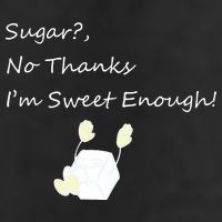 Sugar No Thanks I'm Sweet Enough Adult Drive Performance Visor