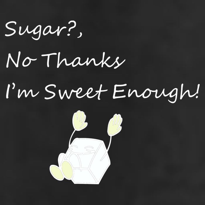 Sugar No Thanks I'm Sweet Enough Adult Drive Performance Visor