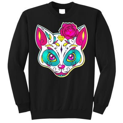 Sugar Skull Cat Sweatshirt