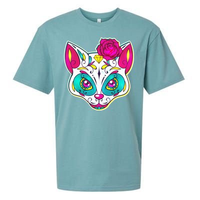 Sugar Skull Cat Sueded Cloud Jersey T-Shirt