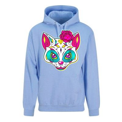 Sugar Skull Cat Unisex Surf Hoodie