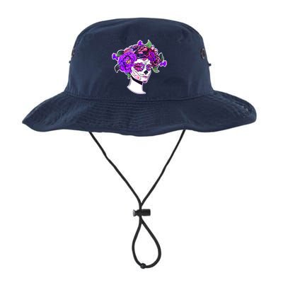 Sugar Skull Flower Girl Bucket Hat