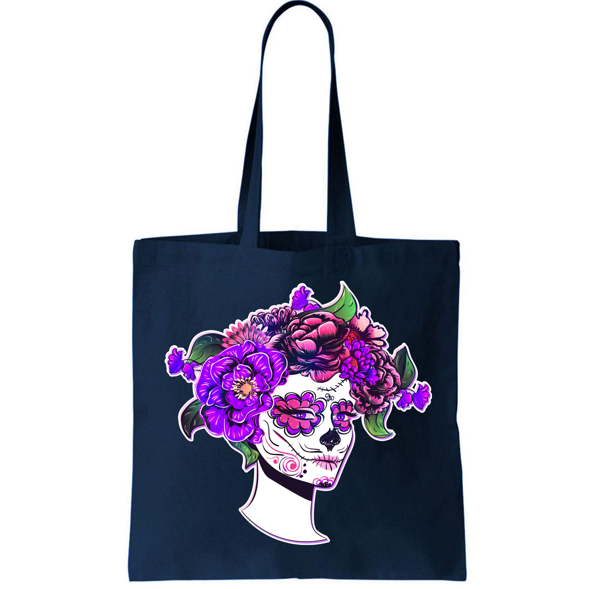 Sugar Skull Flower Girl Bag