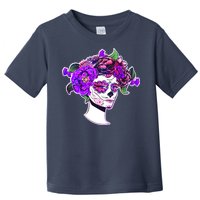 Sugar Skull Flower Girl Toddler T-Shirt