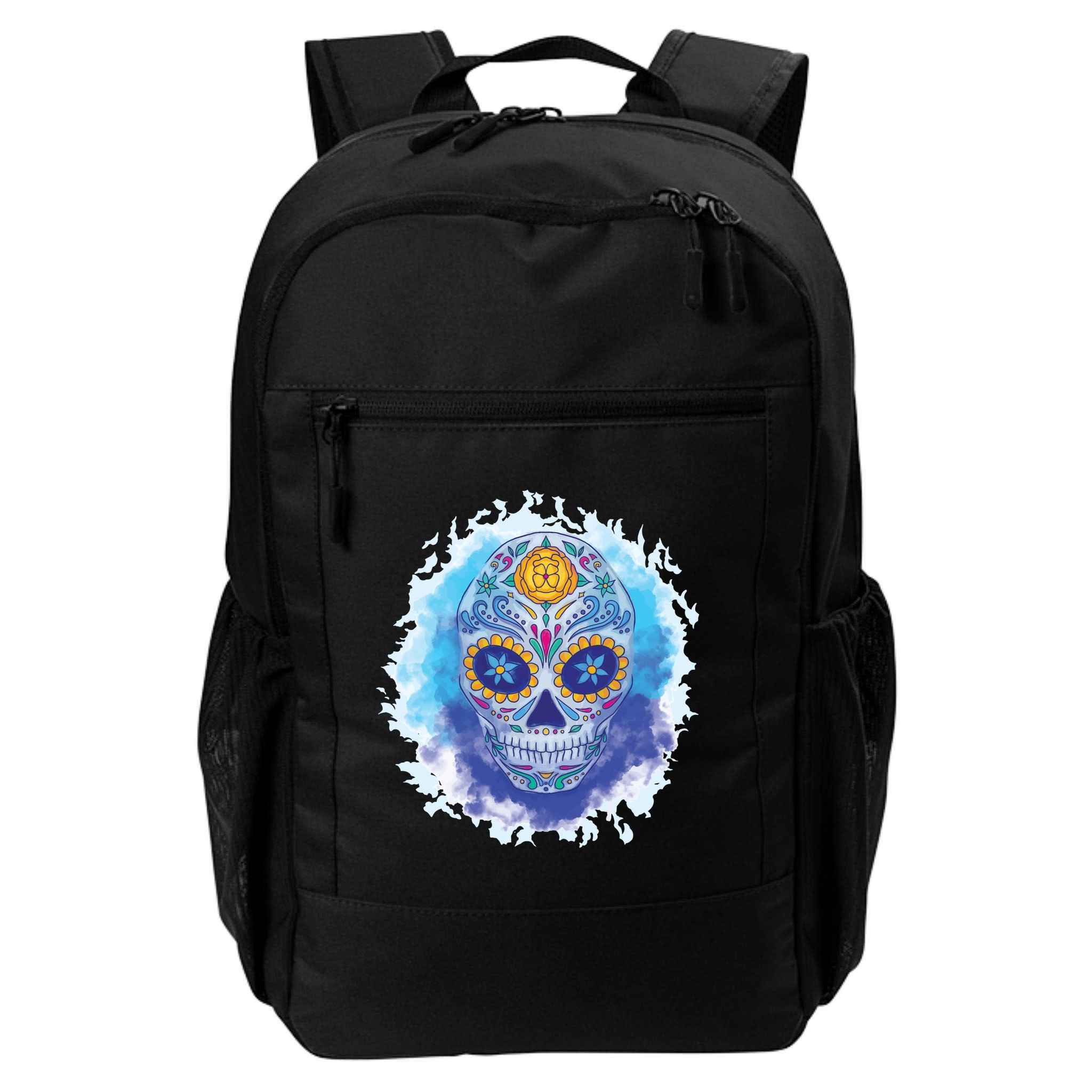 Sugar Skull Watercolor Backpack