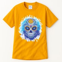 Sugar Skull Watercolor Tall T-Shirt