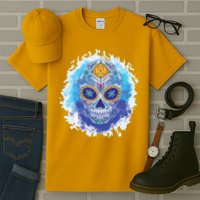 Sugar Skull Watercolor Tall T-Shirt