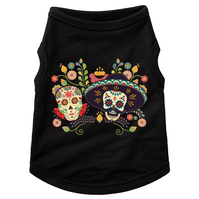 Sugar Skulls Day of the Dead Doggie Tank