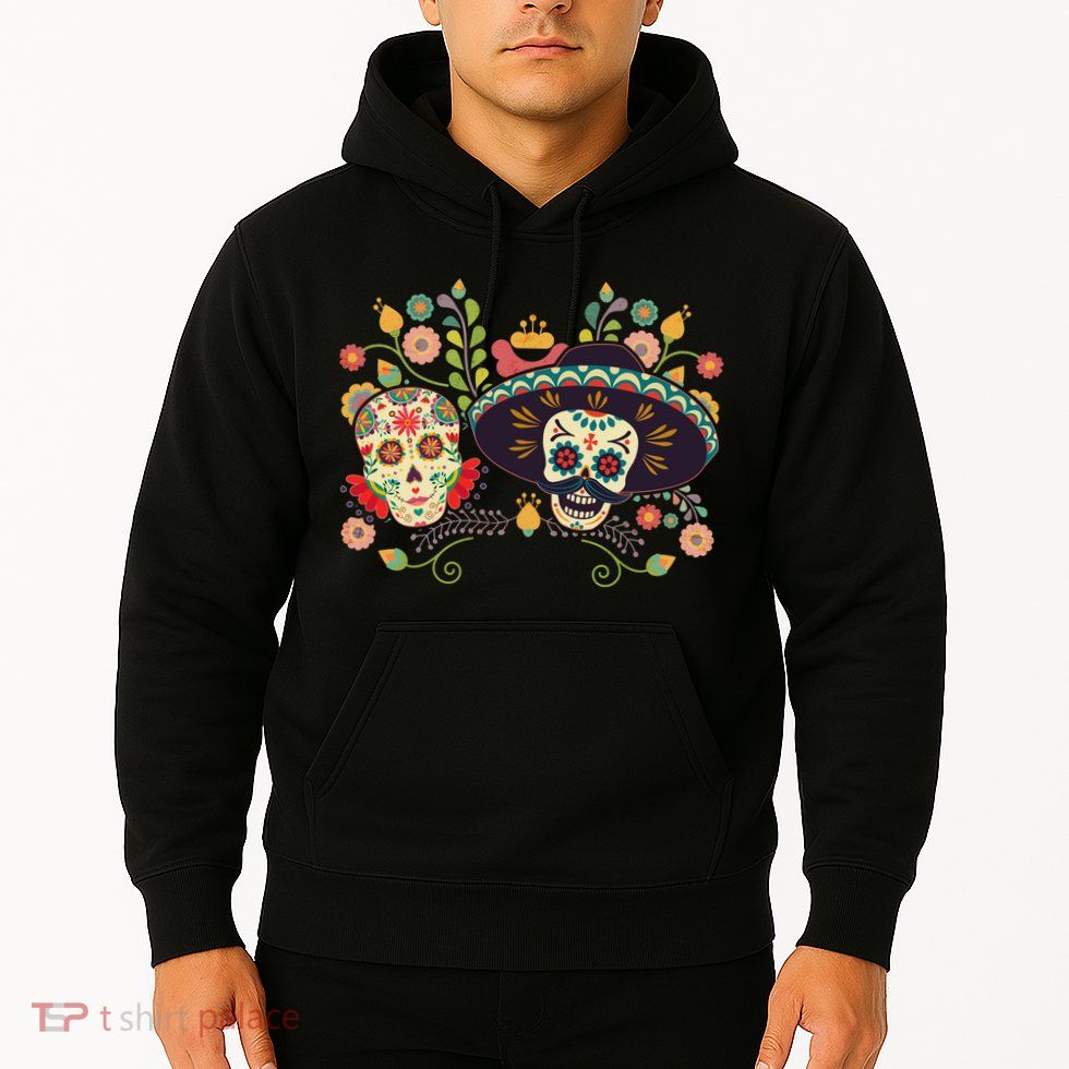 Sugar Skulls Day of the Dead Hoodie