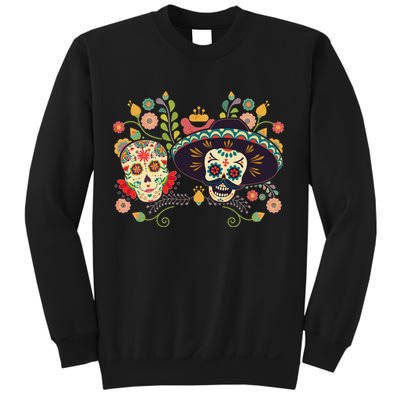 Sugar Skulls Day of the Dead Sweatshirt