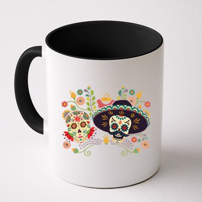 Sugar Skulls Day of the Dead Mug