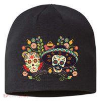 Sugar Skulls Day of the Dead Sustainable Beanie