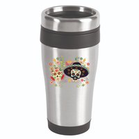 Sugar Skulls Day of the Dead 16oz Travel Tumbler