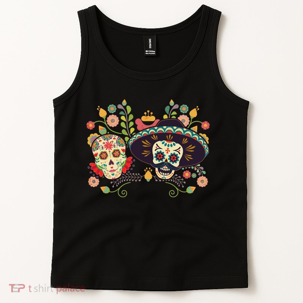 Sugar Skulls Day of the Dead Tank Top