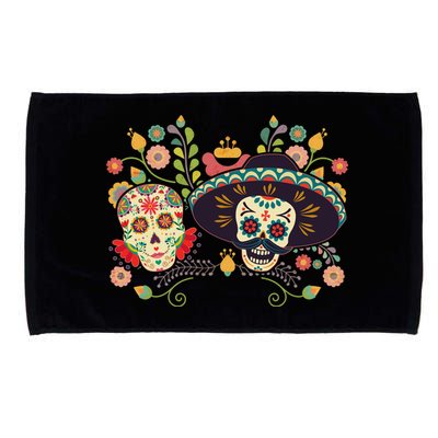 Sugar Skulls Day of the Dead Microfiber Hand Towel