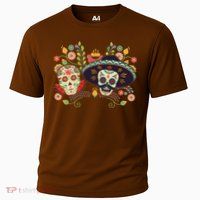 Sugar Skulls Day of the Dead Performance Shirt