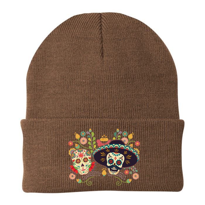 Sugar Skulls Day of the Dead Beanie