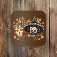 Sugar Skulls Day of the Dead Coaster