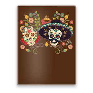 Sugar Skulls Day of the Dead Poster