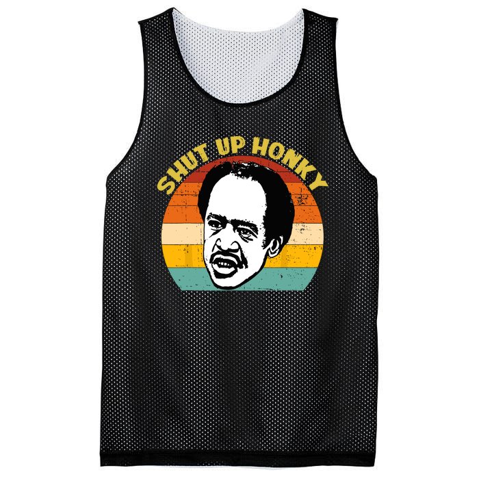 Shut Up Honky Retro Funny Mesh Reversible Basketball Jersey Tank