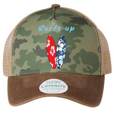 Surfs Up Hawaiian Style Legacy Tie Dye Trucker Hat