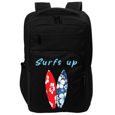 Surfs Up Hawaiian Style Impact Tech Backpack