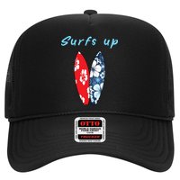 Surfs Up Hawaiian Style Hat