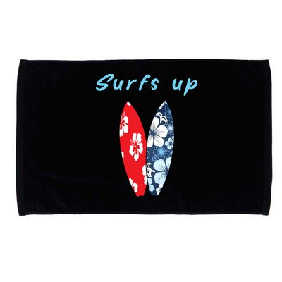 Surfs Up Hawaiian Style Microfiber Hand Towel