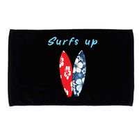Surfs Up Hawaiian Style Microfiber Hand Towel