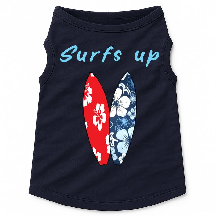 Surfs Up Hawaiian Style Doggie Tank