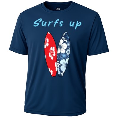 Surfs Up Hawaiian Style Performance Shirt