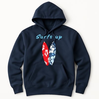 Surfs Up Hawaiian Style Hoodie