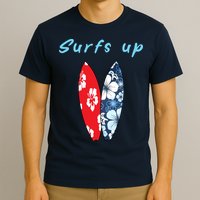 Surfs Up Hawaiian Style T-Shirt
