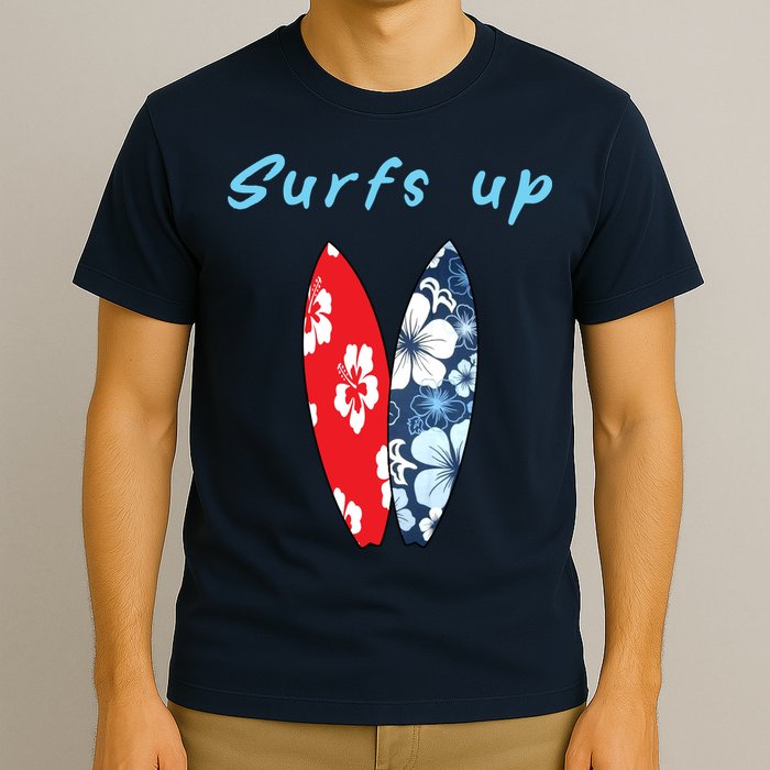 Surfs Up Hawaiian Style T-Shirt