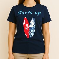 Surfs Up Hawaiian Style T-Shirt