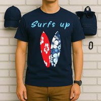 Surfs Up Hawaiian Style T-Shirt