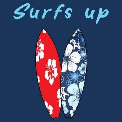 Surfs Up Hawaiian Style T-Shirt