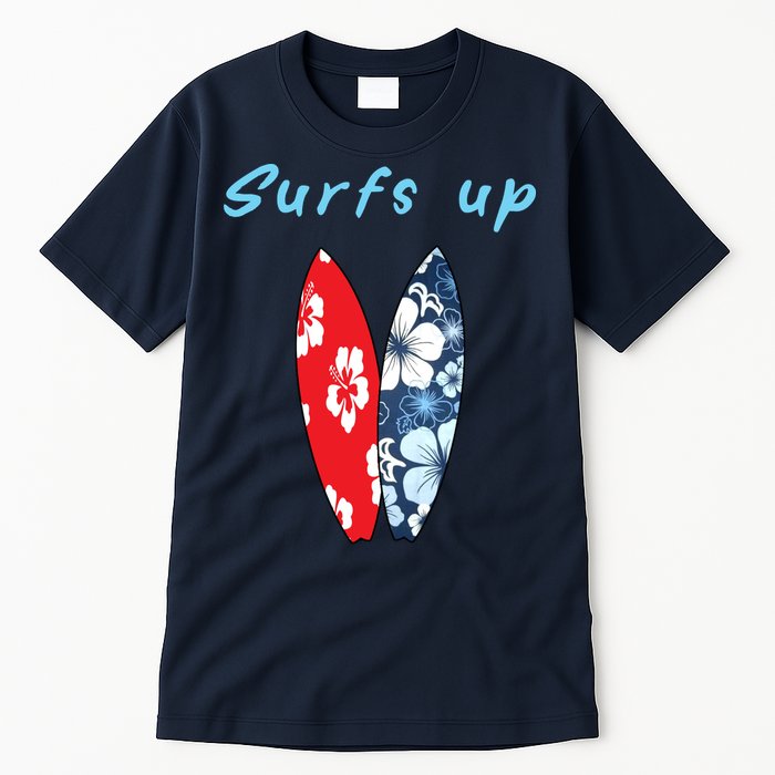 Surfs Up Hawaiian Style Tall T-Shirt