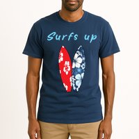 Surfs Up Hawaiian Style Tall T-Shirt