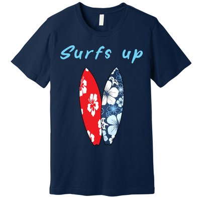 Surfs Up Hawaiian Style Premium T-Shirt