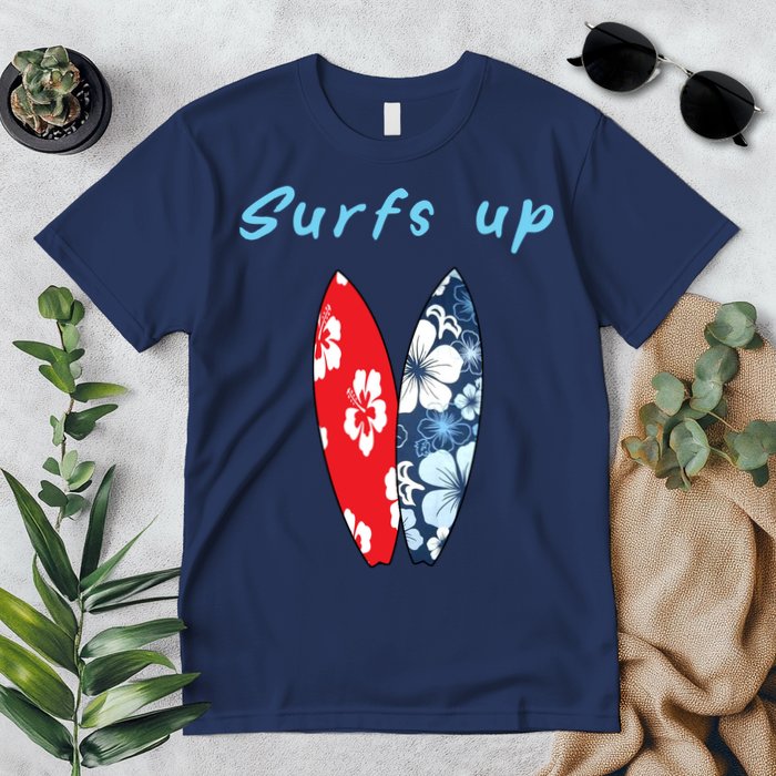 Surfs Up Hawaiian Style Premium T-Shirt
