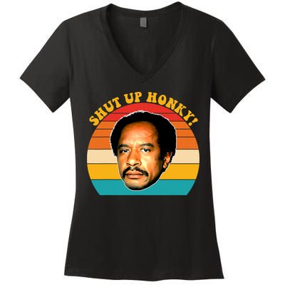 Shut Up Honky Vintage Women's V-Neck T-Shirt